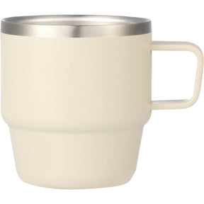 Doppio Stackable Recycled Mug Set 6oz - Etchified - GearOne - 1602-12BK