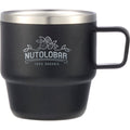 Doppio Stackable Recycled Mug Set 6oz - Etchified - GearOne - 1602-12BK
