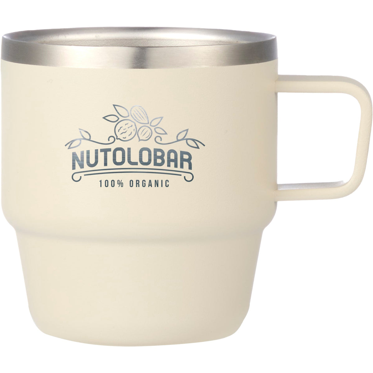 Doppio Stackable Recycled Mug Set 6oz - Etchified - GearOne - 1602-12CR