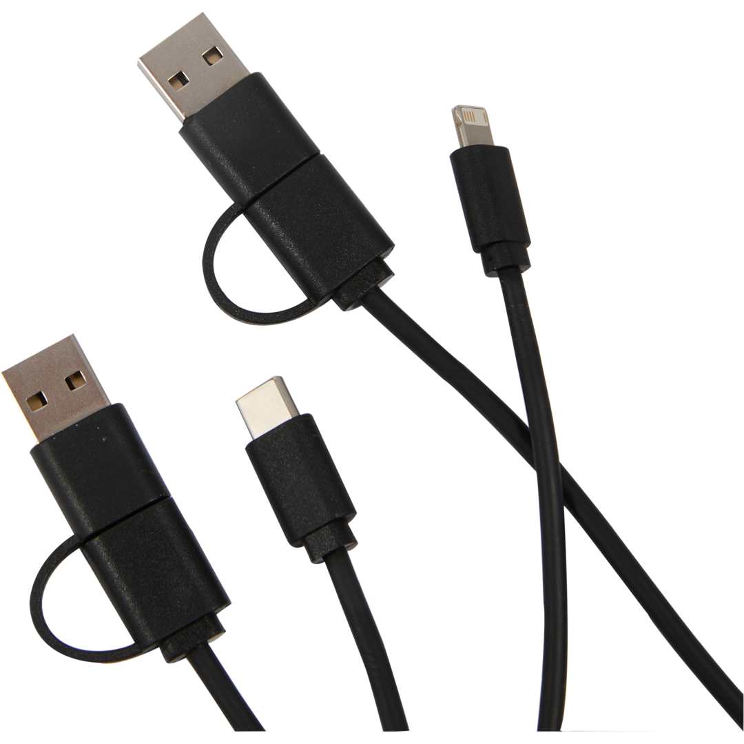 Dual Power Long Charging Cable Kit - Etchified - PCNA (Leed's/Bullet/Trimark) - 7143-77BK