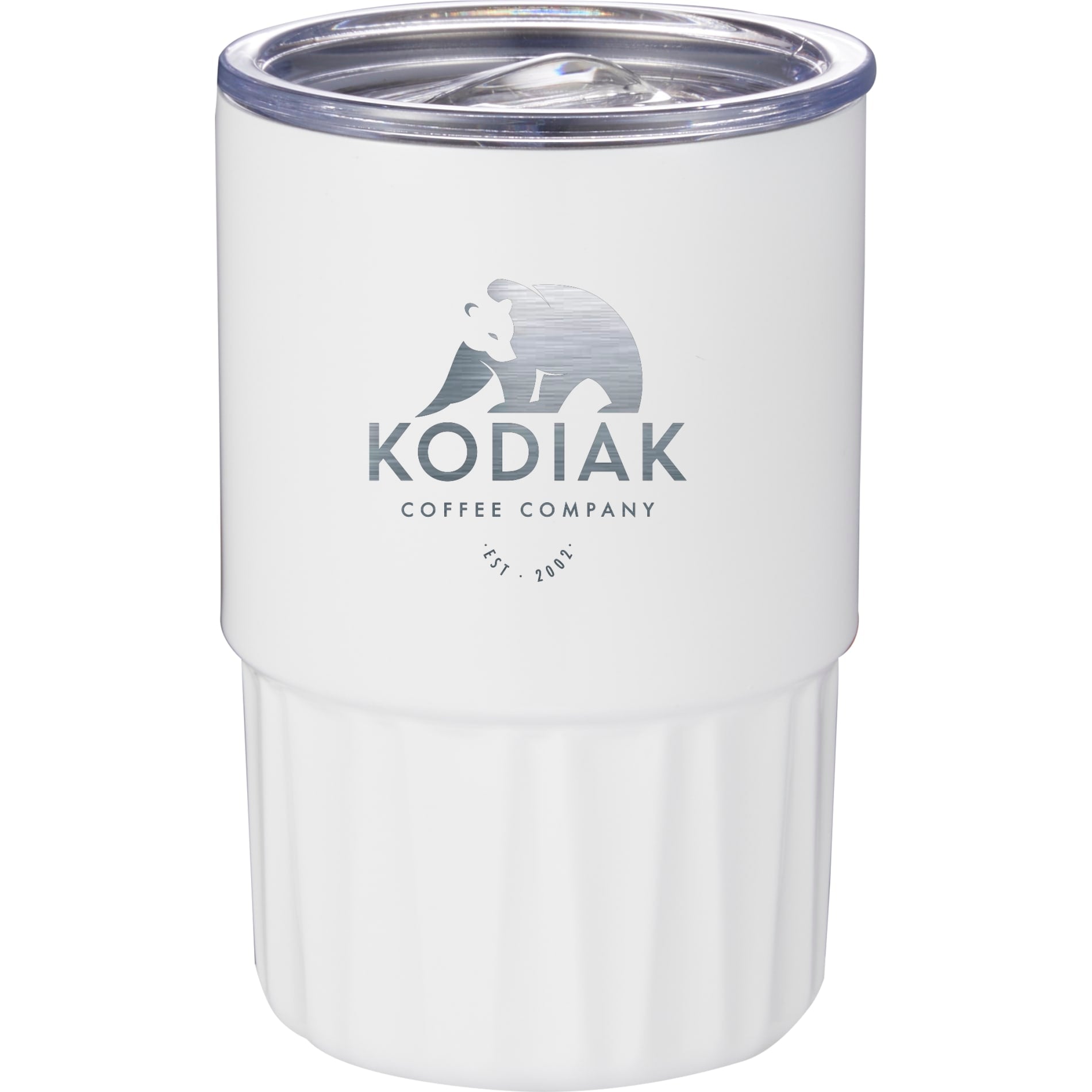 Elite Geometry Recycled Stainless Tumbler 16oz - Etchified - GearOne - 1602-09WH