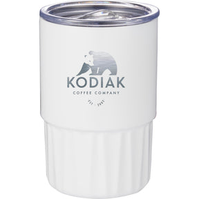 Elite Geometry Recycled Stainless Tumbler 16oz - Etchified - GearOne - 1602-09WH