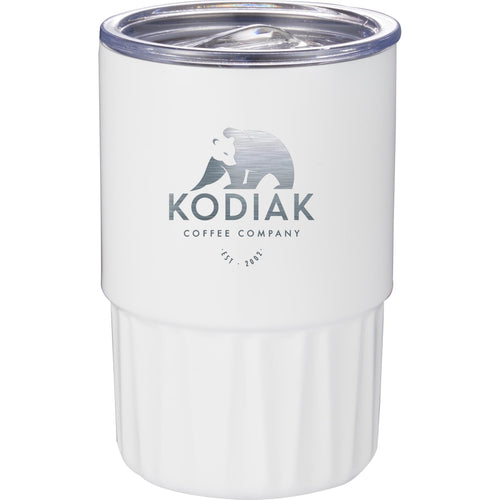 Elite Geometry Recycled Stainless Tumbler 16oz - Etchified - GearOne - 1602-09WH
