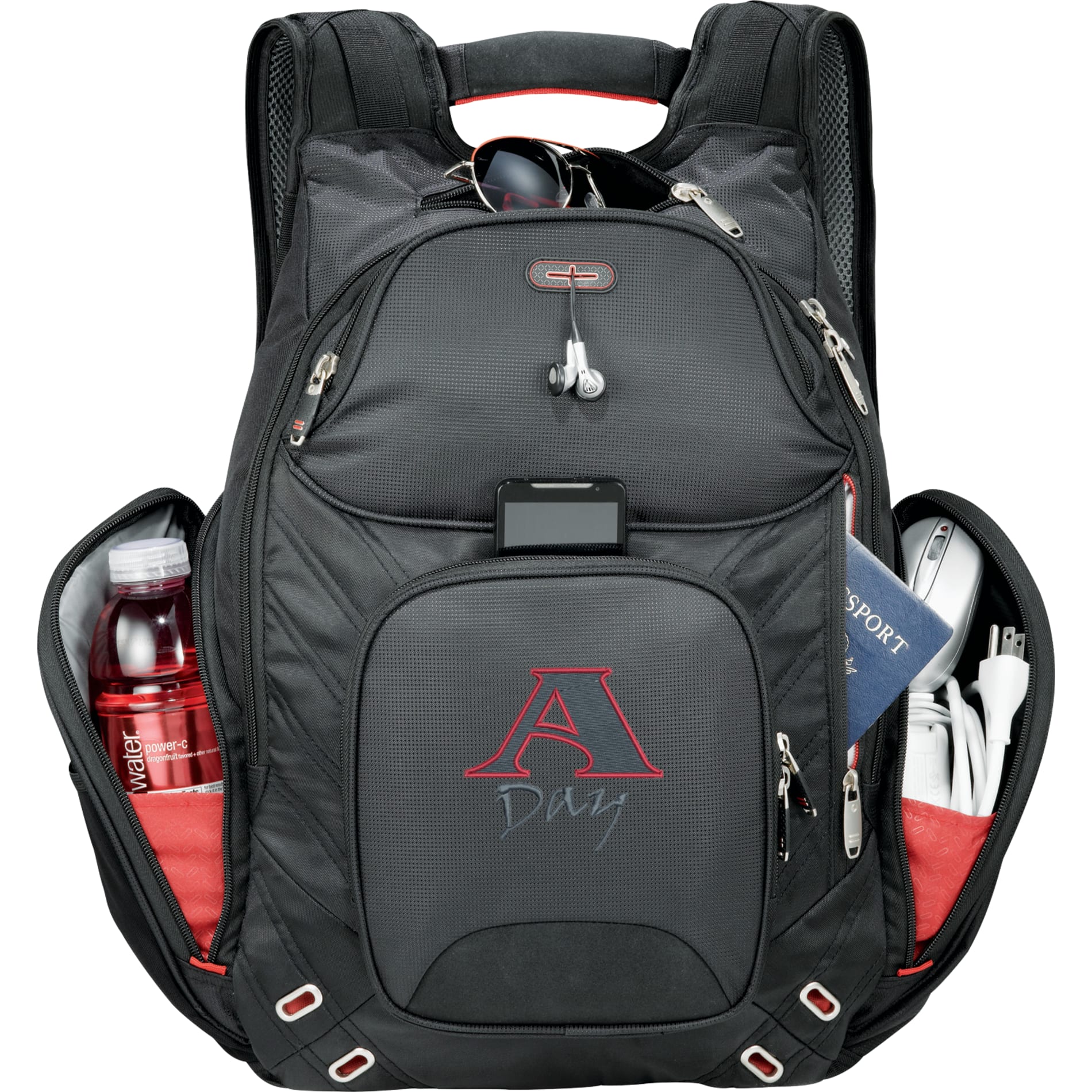 elleven™ Amped TSA 17" Computer Backpack - Etchified - Etchified - 0011-99BK