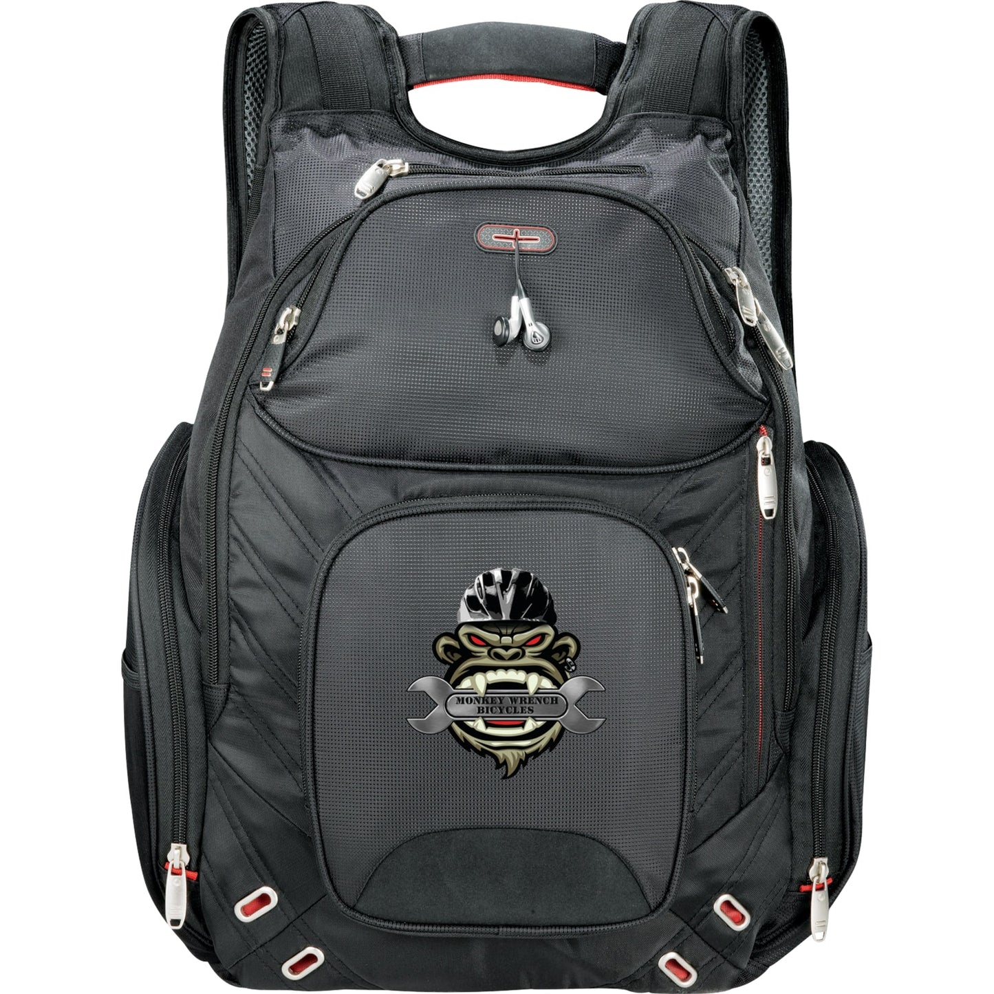 elleven™ Amped TSA 17" Computer Backpack - Etchified - Etchified - 0011-99BK