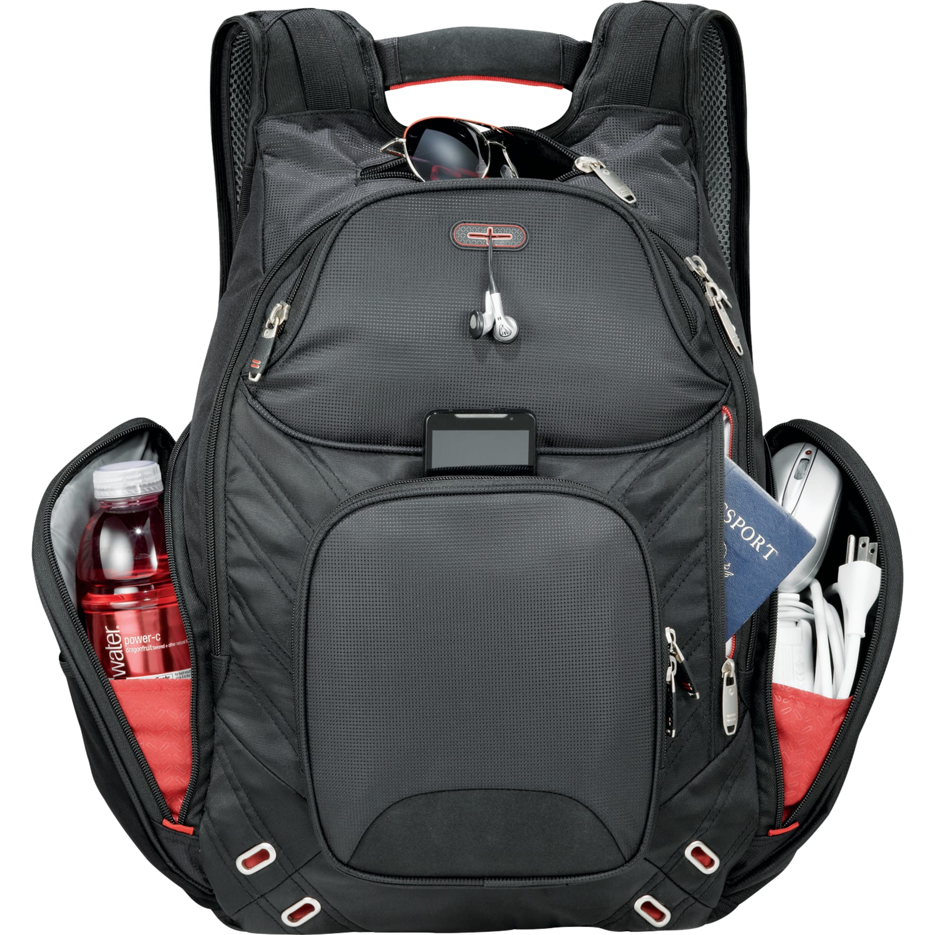 elleven™ Amped TSA 17" Computer Backpack - Etchified - Etchified - 0011-99BK