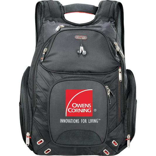 elleven™ Amped TSA 17" Computer Backpack - Etchified - Etchified - 0011-99BK