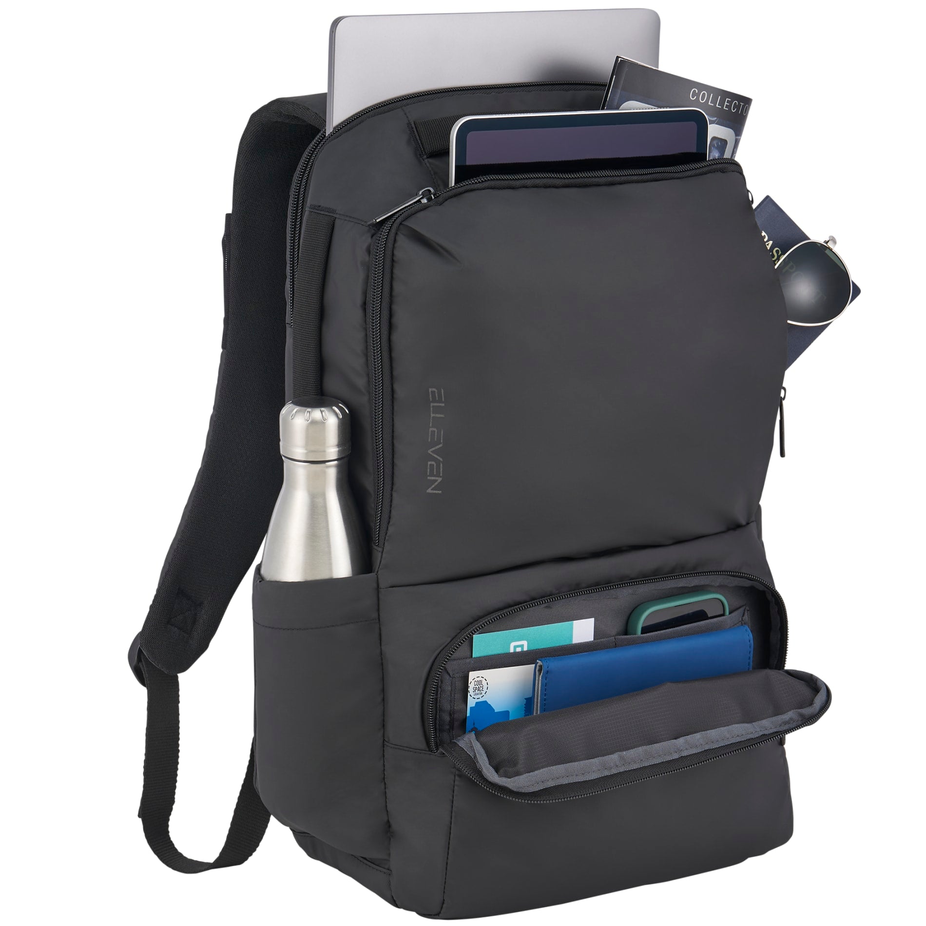 elleven Evolve 17" Laptop Backpack - Etchified - elleven - 1111-08BK