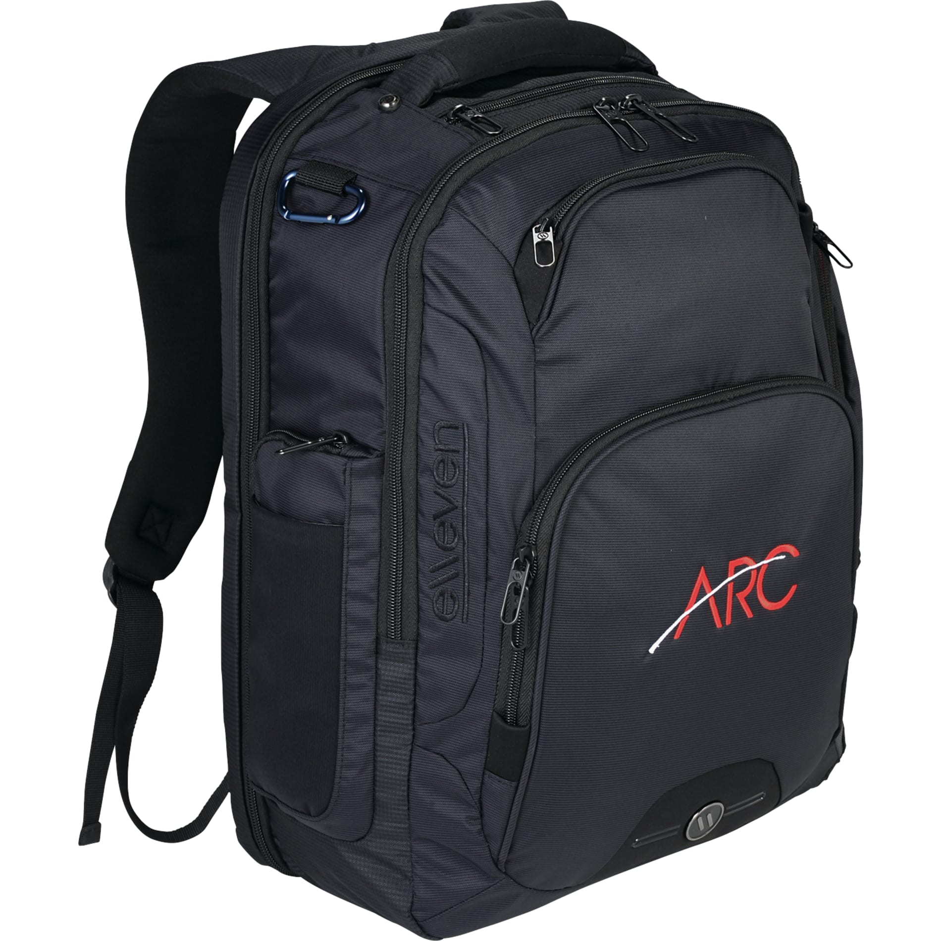 elleven™ Rutter TSA 17" Computer Backpack - Etchified - Etchified - 0011-47BK
