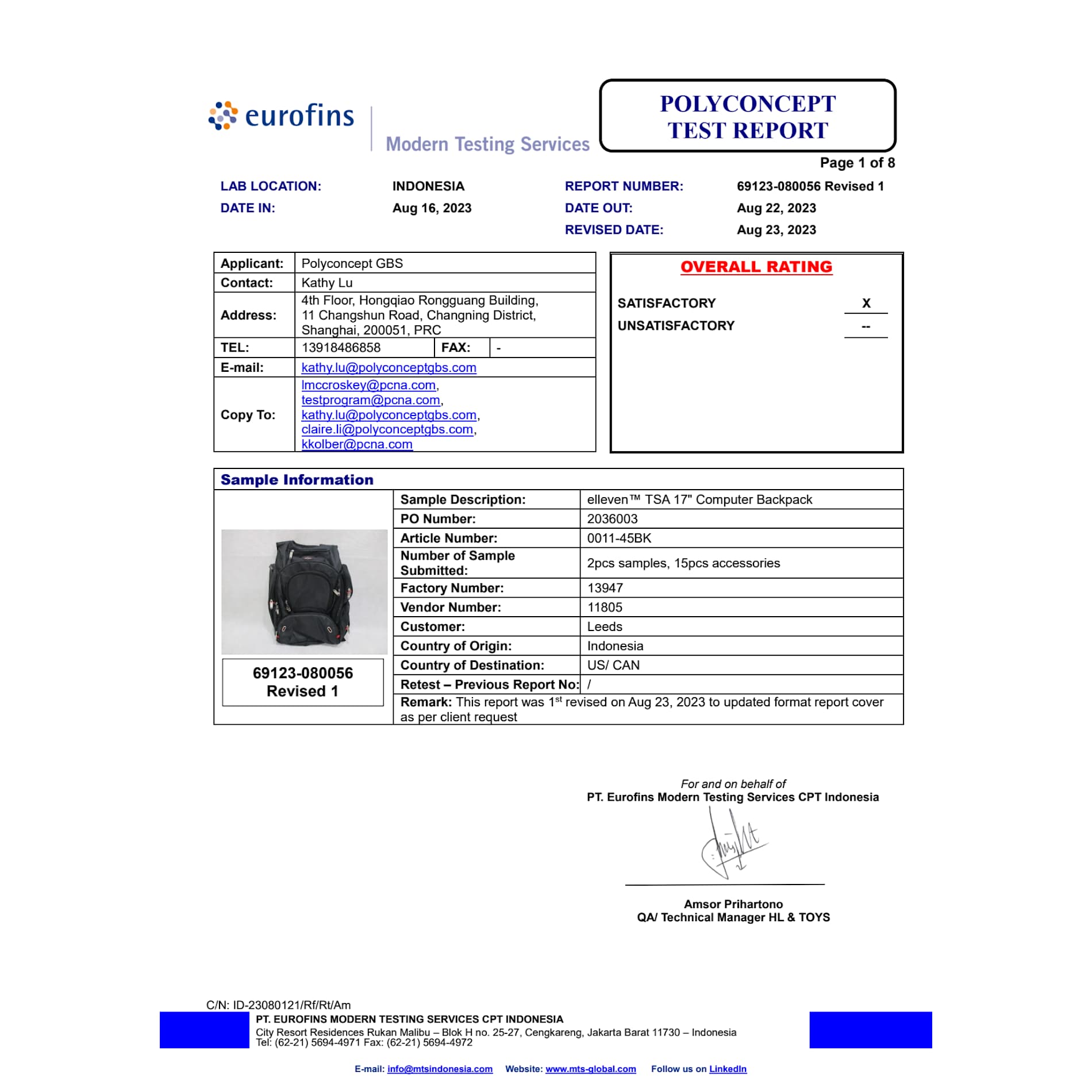 elleven™ TSA 17" Computer Backpack - Etchified - Etchified - 0011-45CA