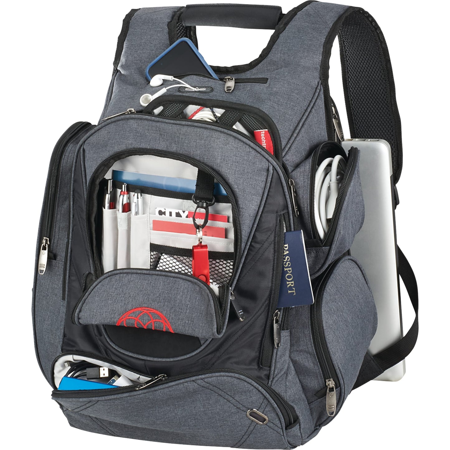 elleven™ TSA 17" Computer Backpack - Etchified - Etchified - 0011-45CA