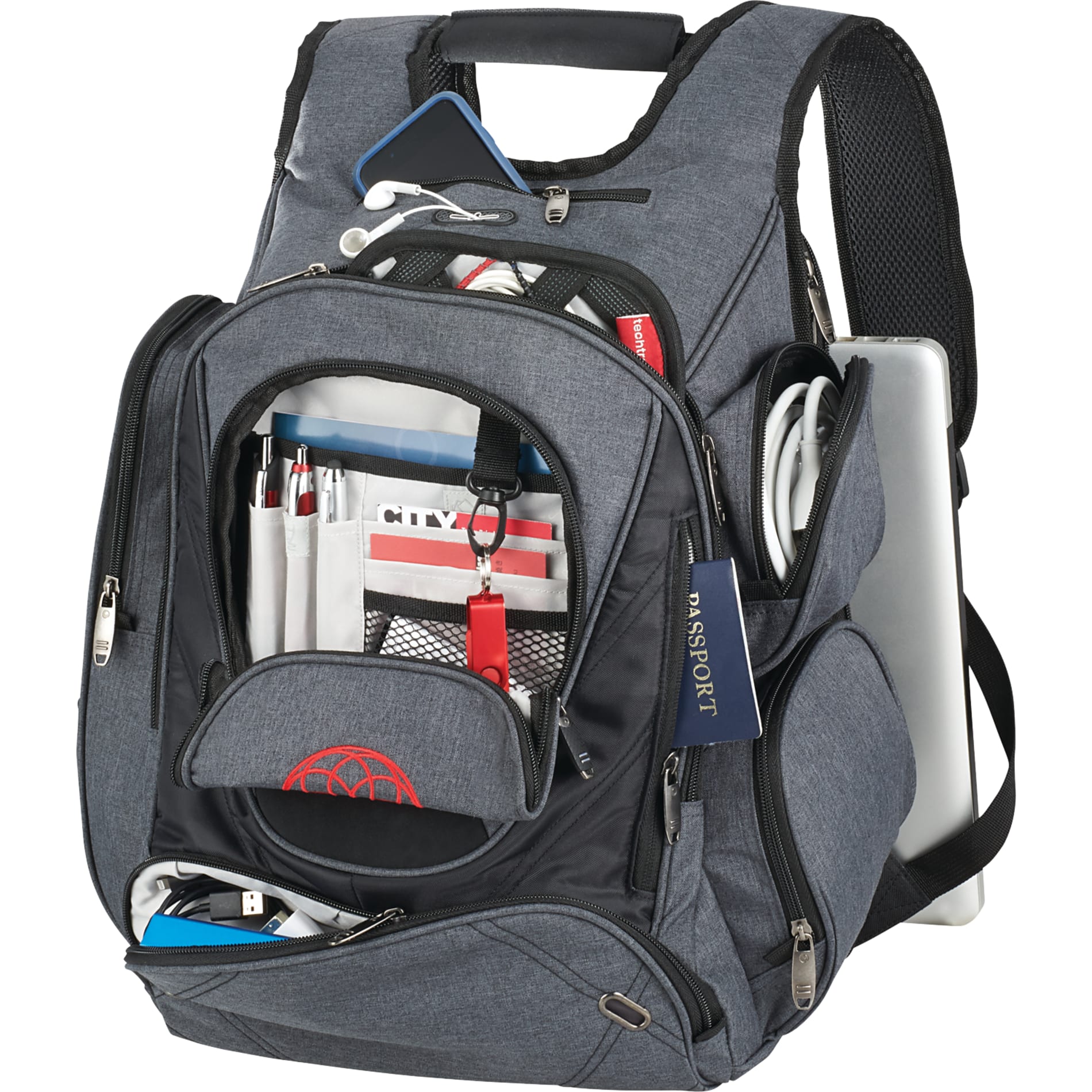 elleven™ TSA 17" Computer Backpack - Etchified - Etchified - 0011-45CA