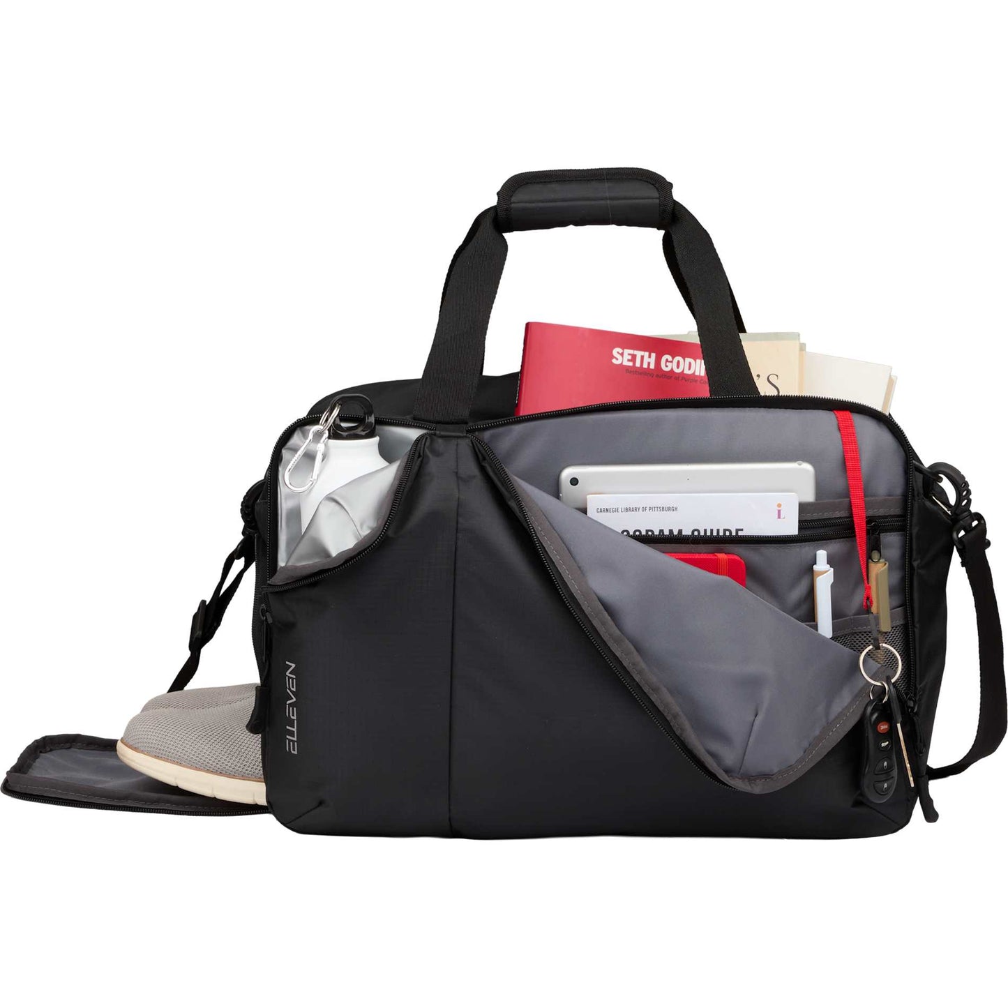 Elleven Zenith 18" Recycled Duffle Bag - Etchified - Etchified - 1111-15BK