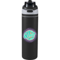 Elvin 28oz Recycled Stainless Flip Straw Bottle - Etchified - Etchified - SM-6965BK
