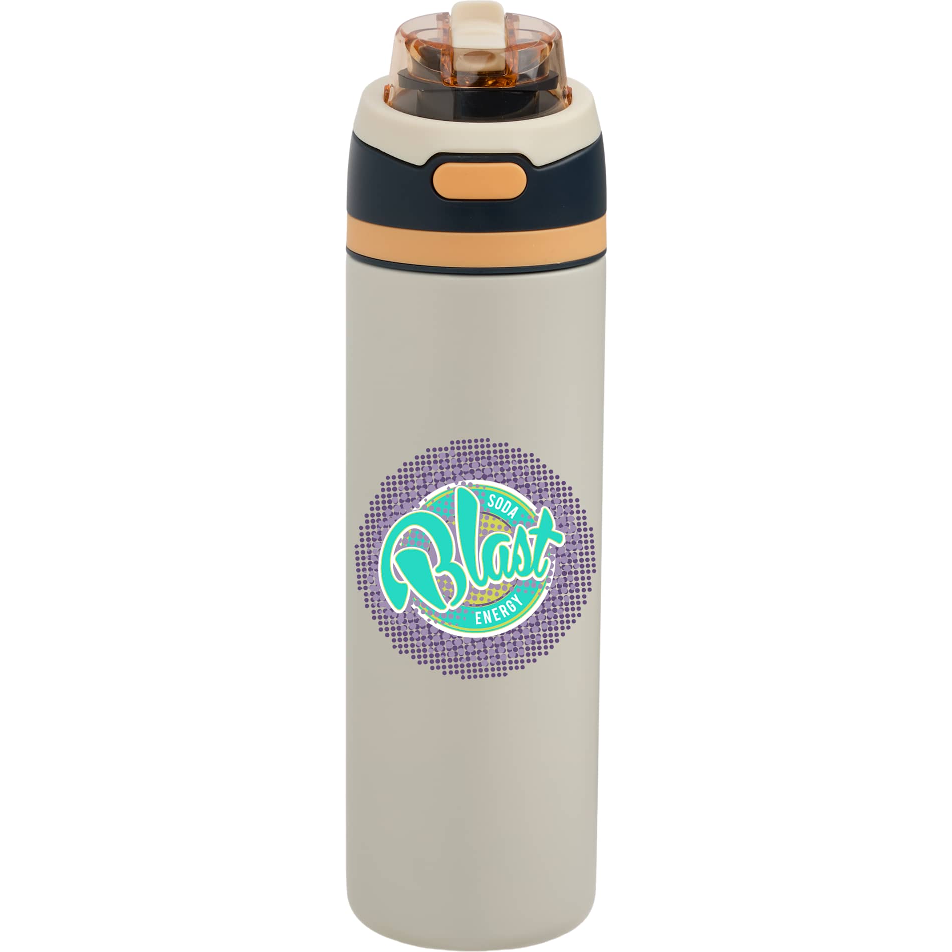 Elvin 28oz Recycled Stainless Flip Straw Bottle - Etchified - Etchified - SM-6965GR