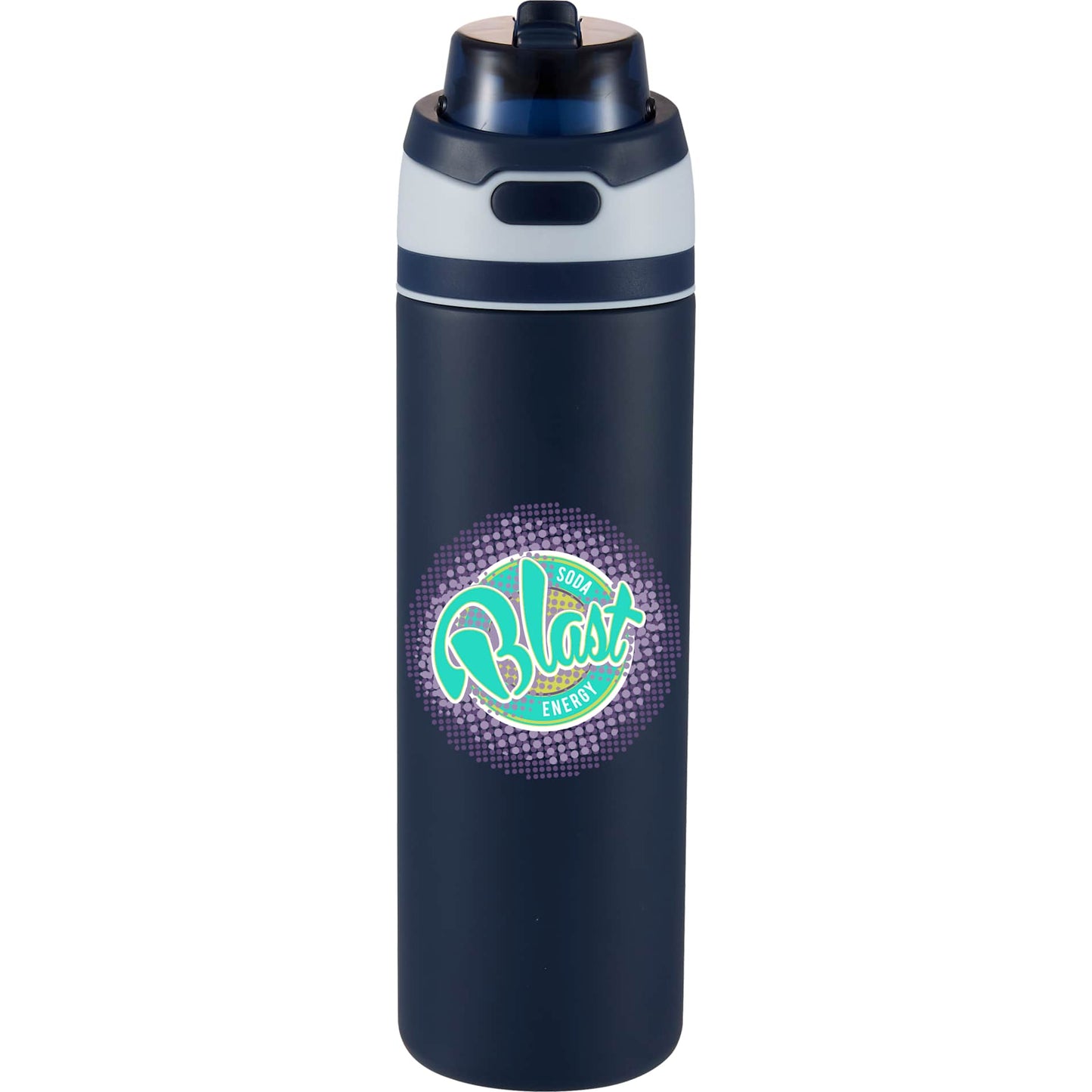 Elvin 28oz Recycled Stainless Flip Straw Bottle - Etchified - Etchified - SM-6965GY