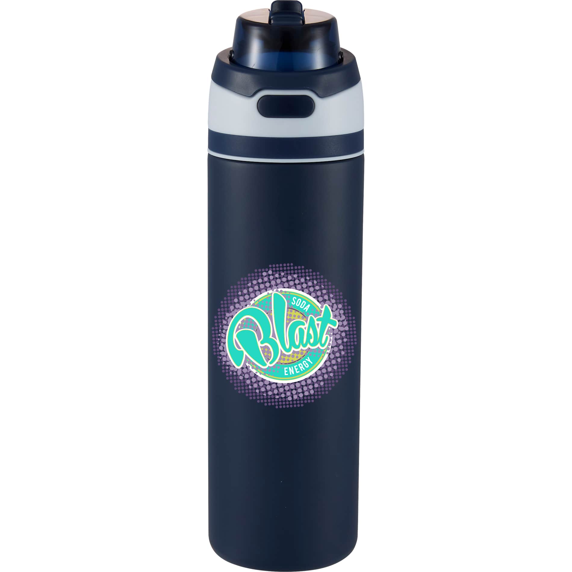 Elvin 28oz Recycled Stainless Flip Straw Bottle - Etchified - Etchified - SM-6965GY