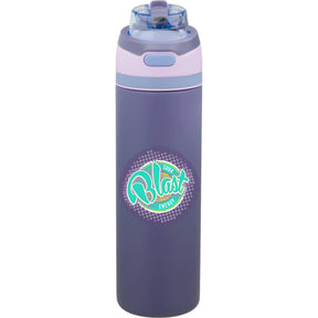 Elvin 28oz Recycled Stainless Flip Straw Bottle - Etchified - Etchified - SM-6965WH