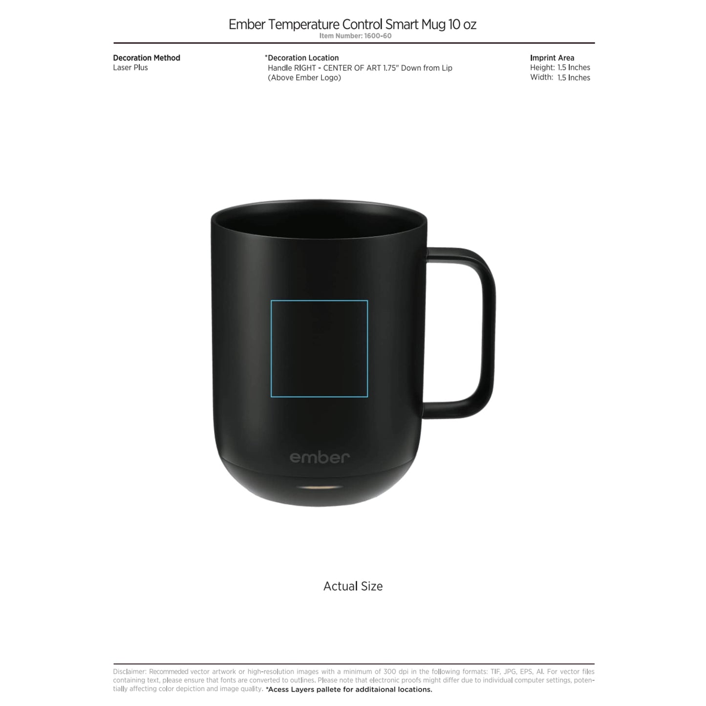 Ember Mug² 10 oz - Etchified - Etchified - 1600-60WH