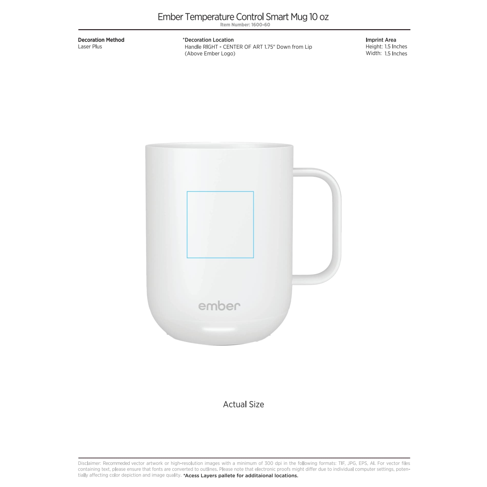 Ember Mug² 10 oz - Etchified - Etchified - 1600-60WH