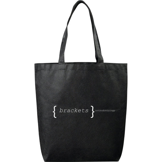 Eros Non - Woven Shopper Tote - Etchified - Etchified - SM-7329BK
