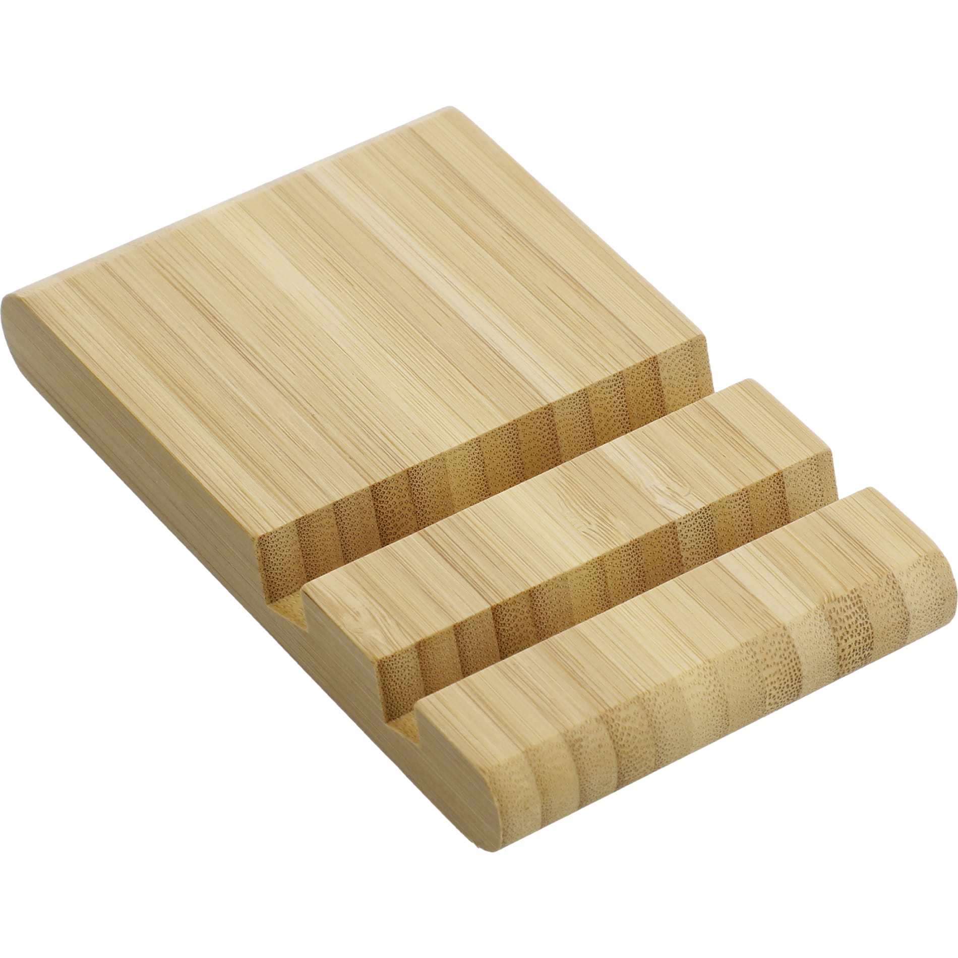 Estand Bamboo Phone and Tablet Stand - Etchified - GearOne - 7143-60NT