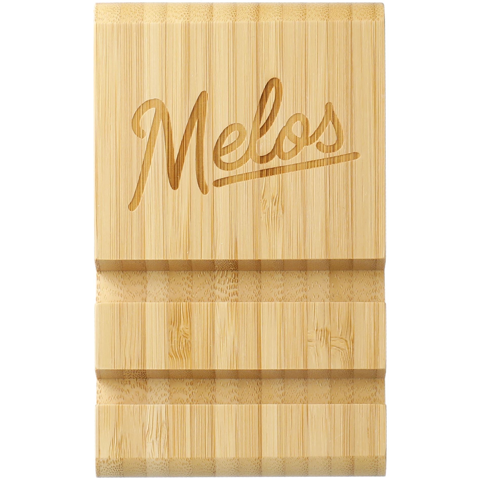 Estand FSC® 100% Bamboo Phone and Tablet Stand - Etchified - Etchified - 7143-60NT