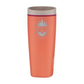 Custom Owala SmoothSip Slider 20oz with Laser Engraving - campfire nights, engraved logo, back