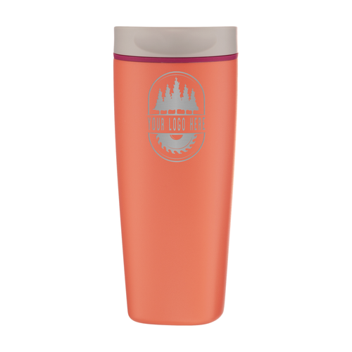 Custom Owala SmoothSip Slider 20oz with Laser Engraving - campfire nights, engraved logo, front