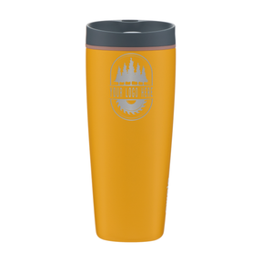 Custom Owala SmoothSip Slider 20oz with Laser Engraving - golden quest, engraved logo, back