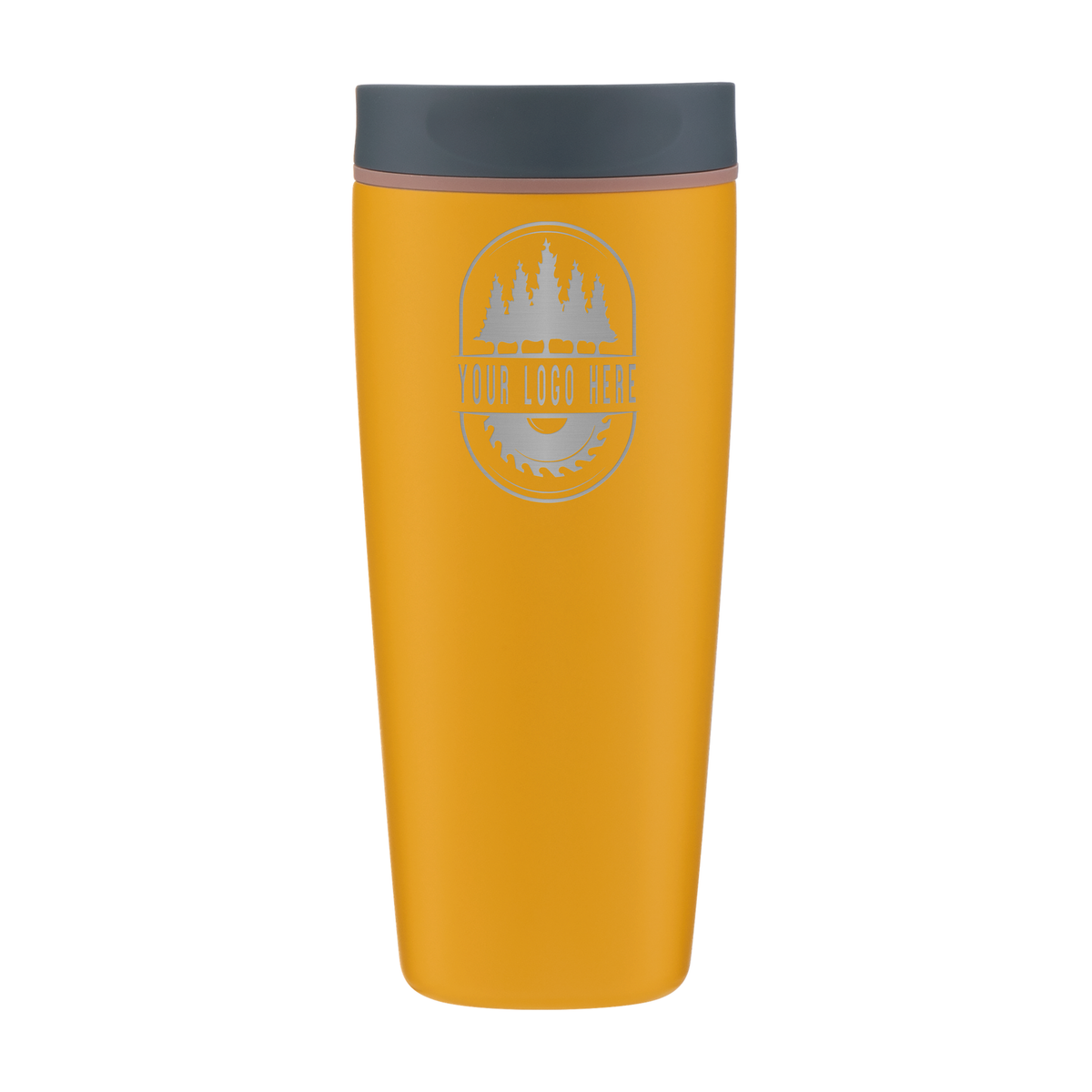 Custom Owala SmoothSip Slider 20oz with Laser Engraving - golden quest, engraved logo, front