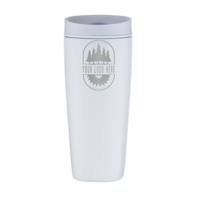 Custom Owala SmoothSip Slider 20oz with Laser Engraving - open air, engraved logo, back