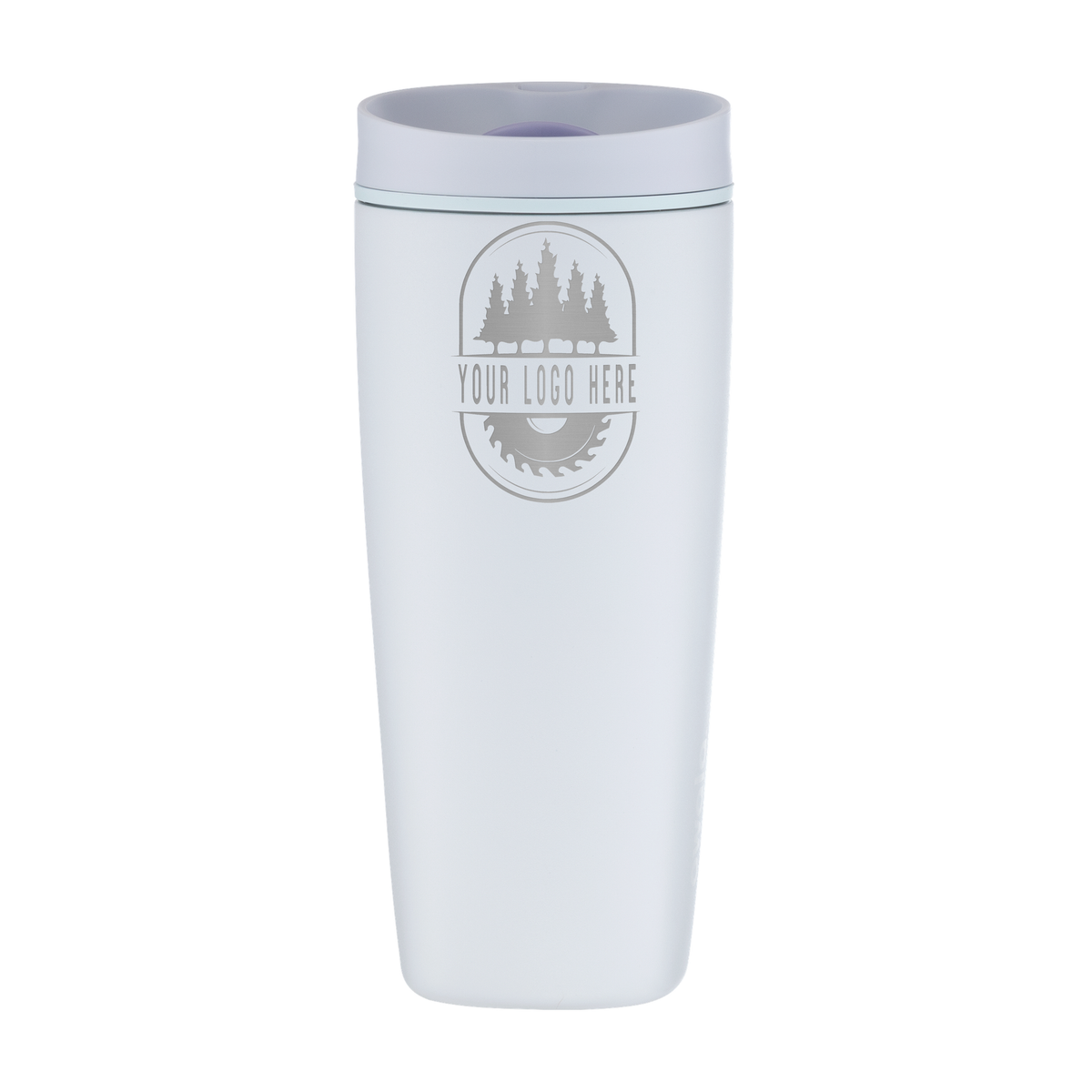 Custom Owala SmoothSip Slider 20oz with Laser Engraving - open air, engraved logo, back