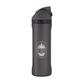 Custom Owala FreeSip 24oz with Laser Engraving - nailed it, engraved logo, side 2