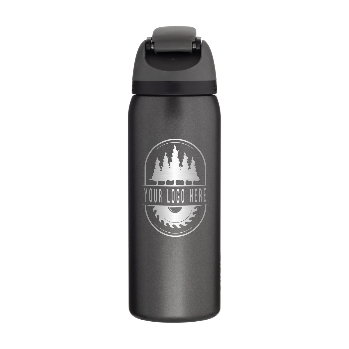 Custom Owala FreeSip 32oz with Laser Engraving - nailed it, engraved logo, back