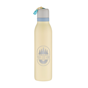 Custom Owala FreeSip Twist 24oz with Laser Engraving - sunny daze, engraved logo, back