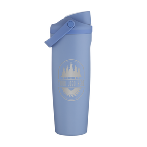 Custom Owala FreeSip Sway 30oz with Laser Engraving - out of the blue, engraved logo, side 2