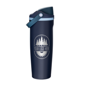 Custom Owala FreeSip Sway 30oz with Laser Engraving - sea captain, engraved logo, side 2