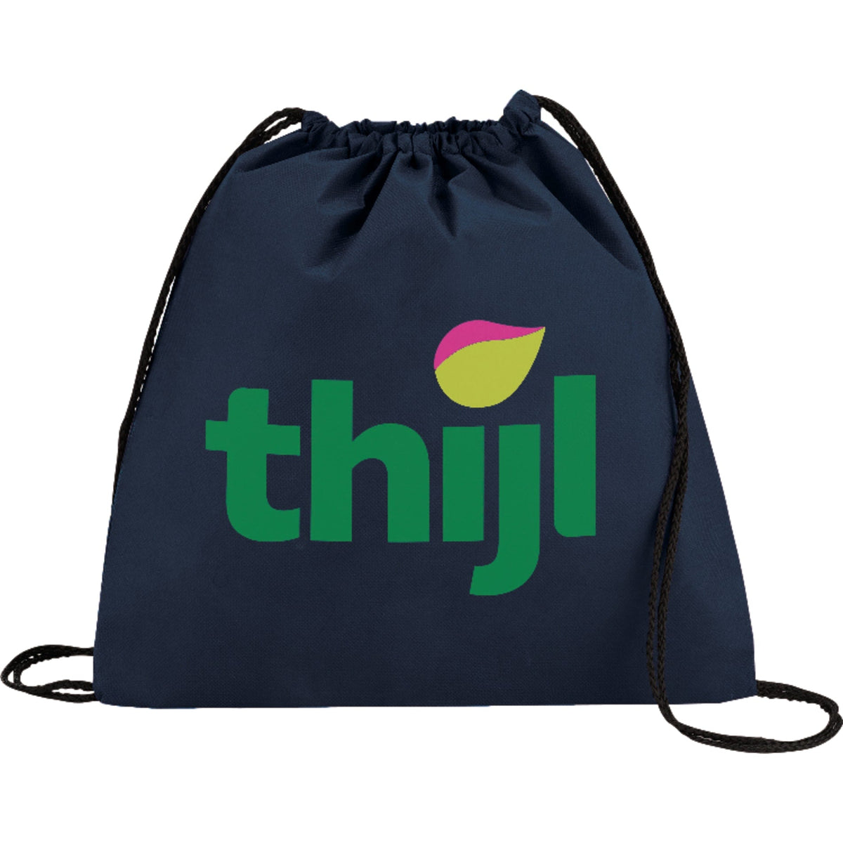 Evergreen Non - Woven Drawstring Bag - Etchified - Etchified - SM-7434NBL