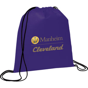 Evergreen Non - Woven Drawstring Bag - Etchified - Etchified - SM-7434NBL