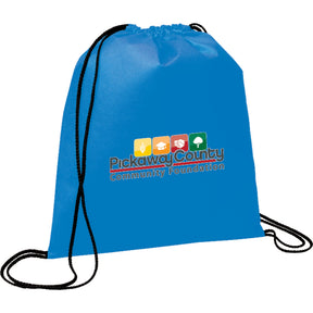 Evergreen Non - Woven Drawstring Bag - Etchified - Etchified - SM-7434NBL