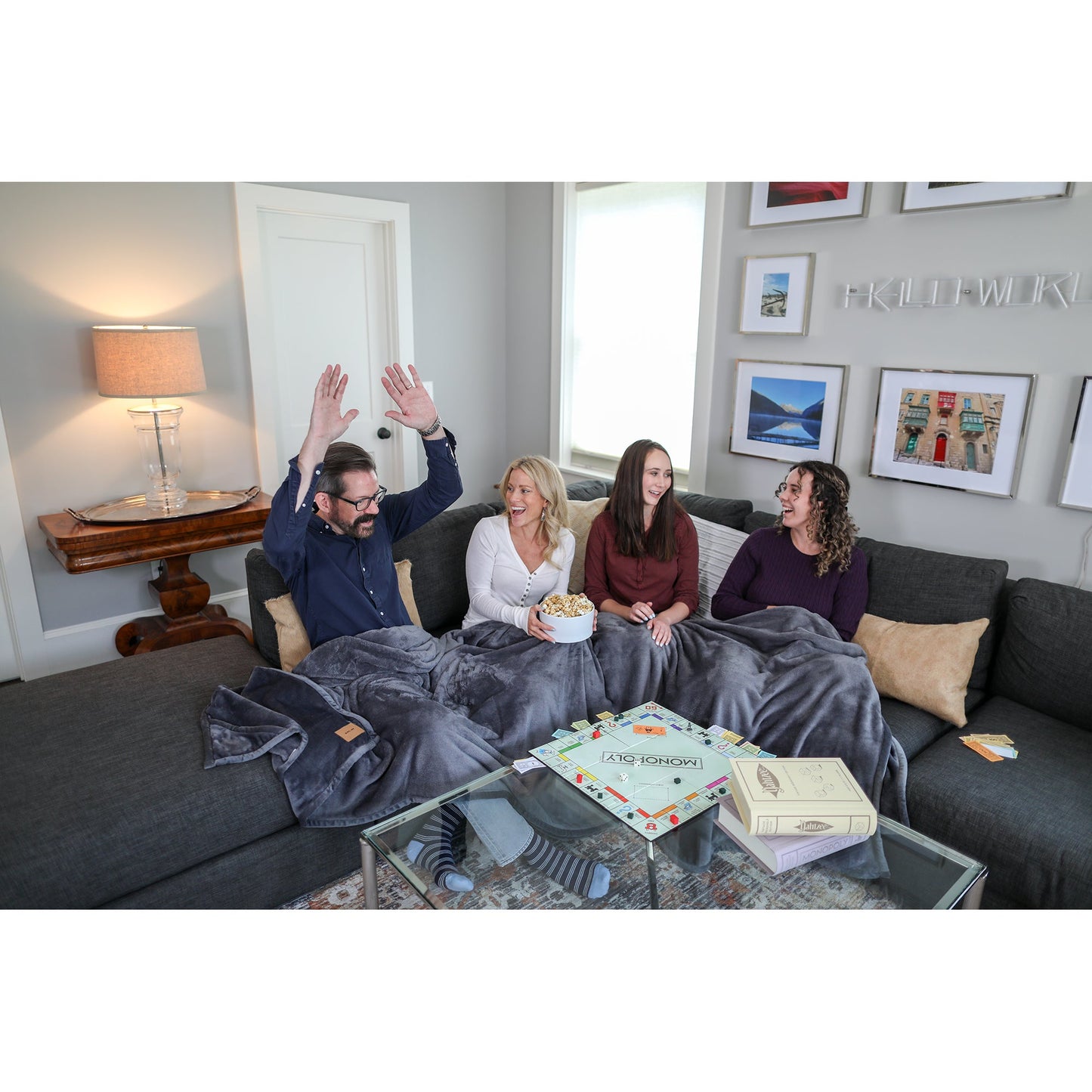 Family Time Mega Blanket - Etchified - Gemline - 101757-101757-074