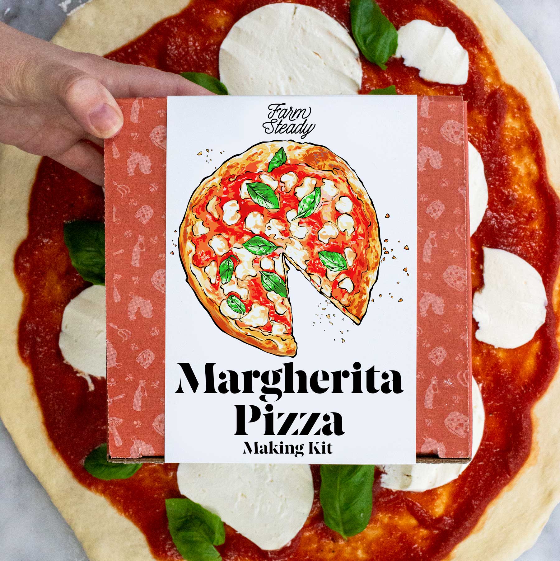 FarmSteady Margherita Pizza DIY & Board Gift Set - Etchified - Gourmet Expressions - 102376-102376-214