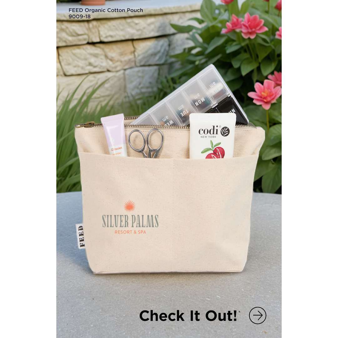 FEED Organic Cotton Pouch - Etchified - Feed - 9009-18NT