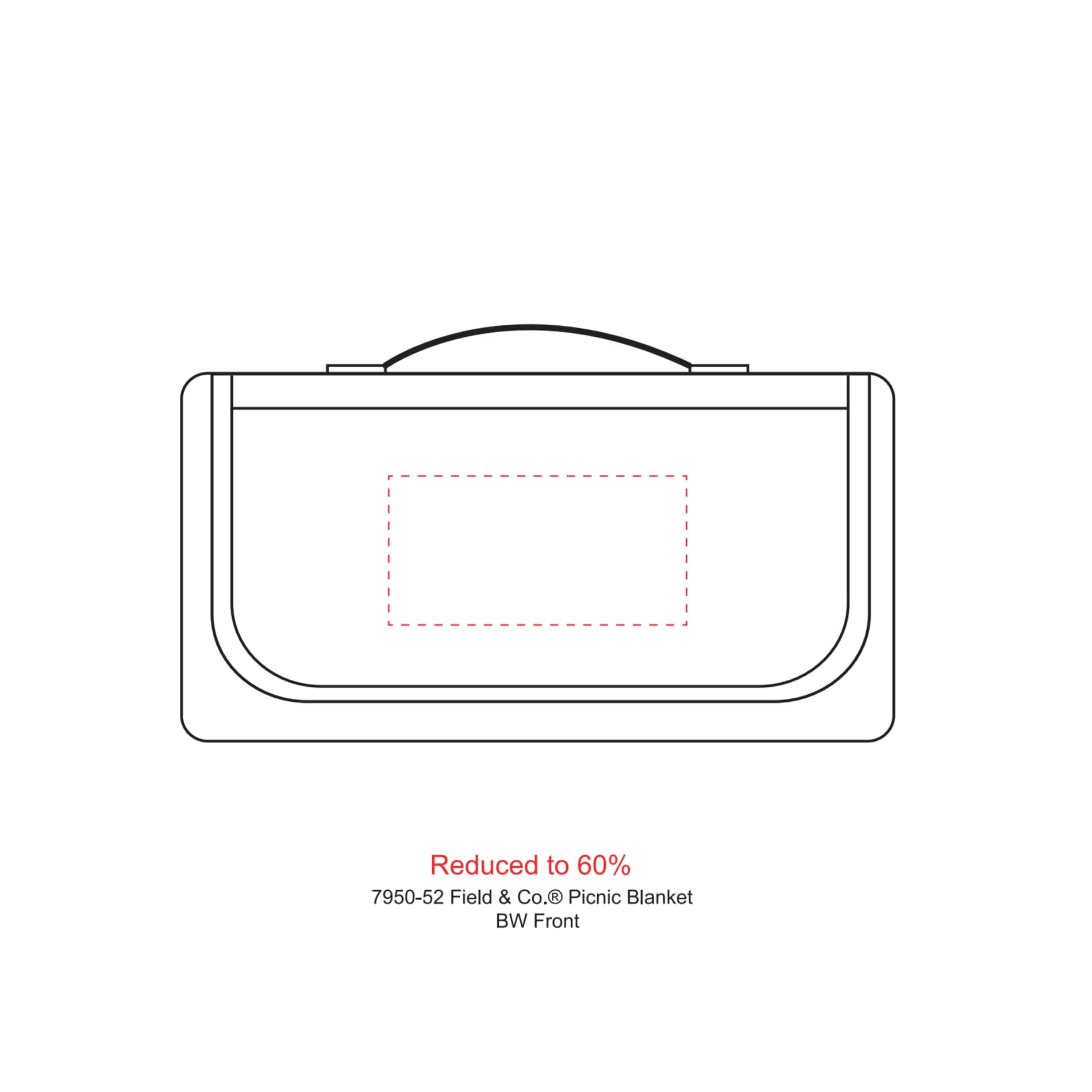 Field & Co.® Picnic Blanket - Etchified - Etchified - 7950-52NY