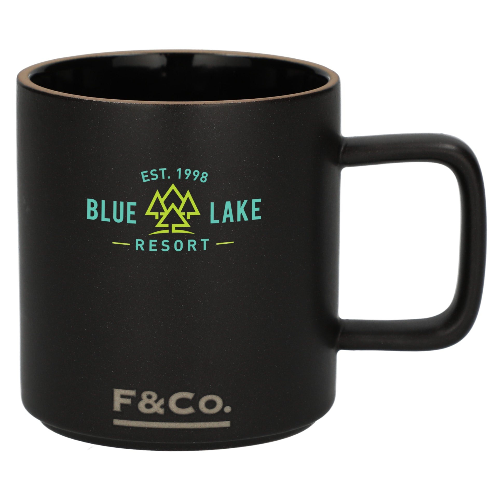 Field & Co Stoneware Mug 11oz - Etchified - Field & Co. - 1601-08BK