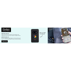 Find My 5000 mAh 18W PD Power Bank/Digital Display - Etchified - PCNA (Leed's/Bullet/Trimark) - 7122-20BK