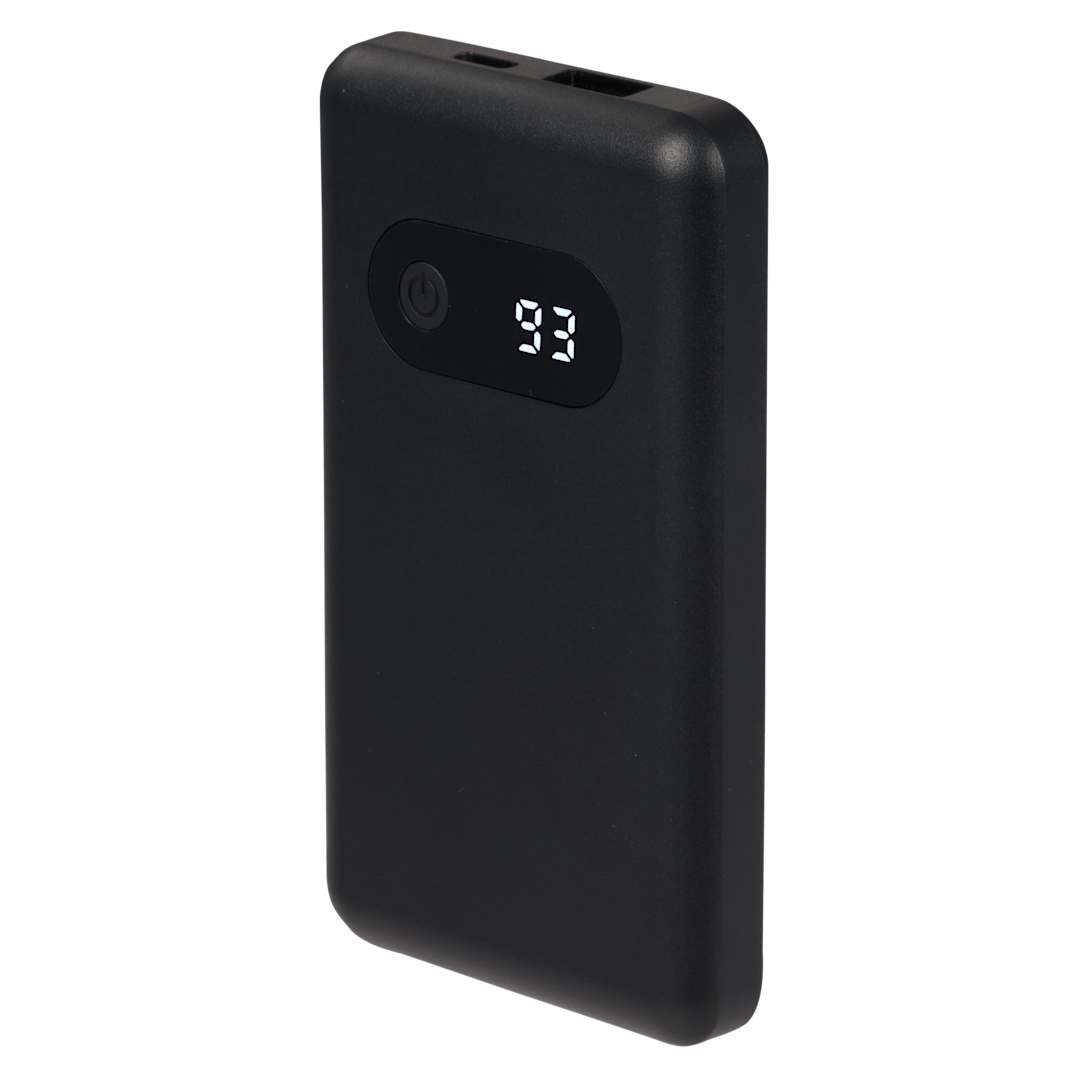 Find My 5000 mAh 18W PD Power Bank/Digital Display - Etchified - PCNA (Leed's/Bullet/Trimark) - 7122-20BK