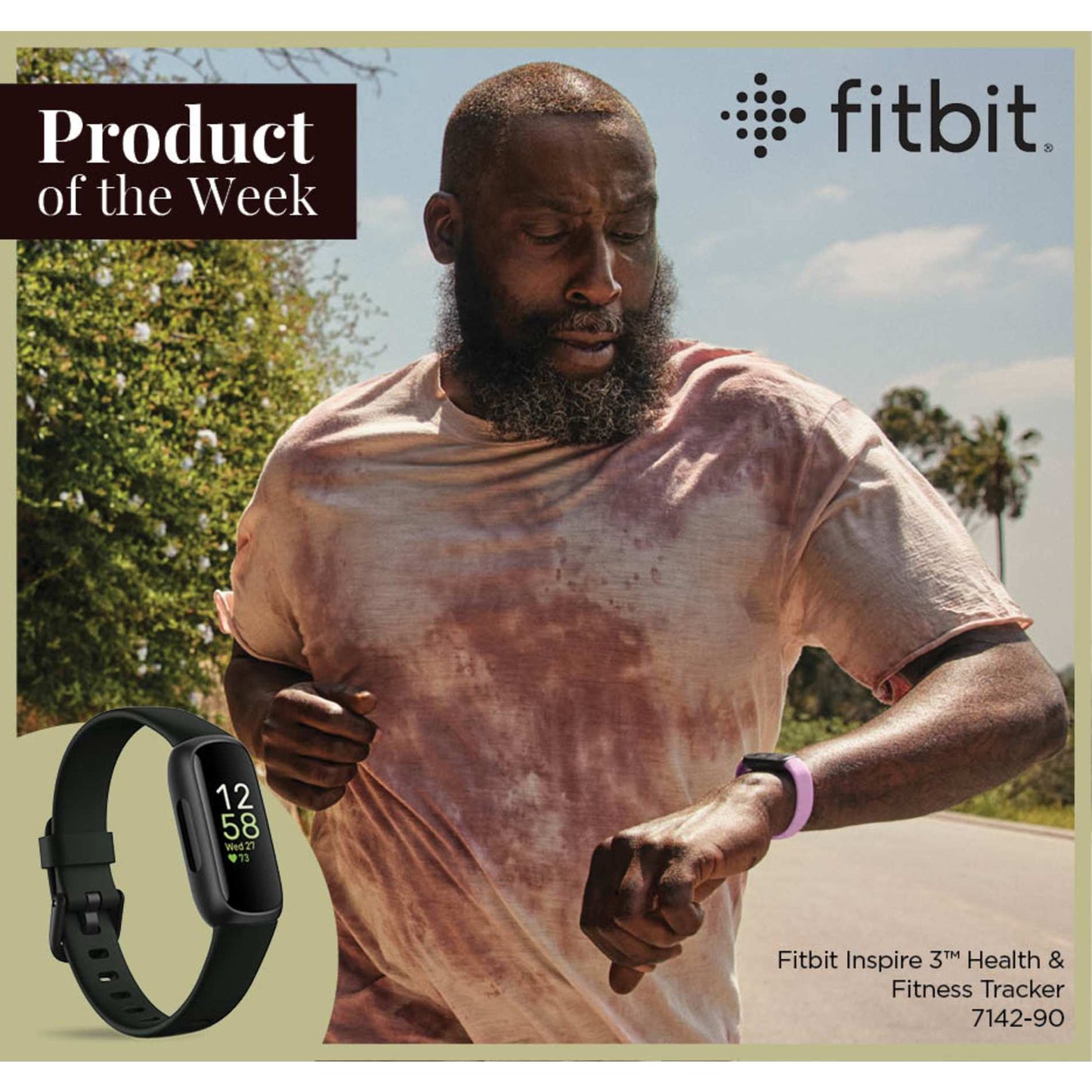 Fitbit Inspire 3 - Etchified - Etchified - 7142-90LI