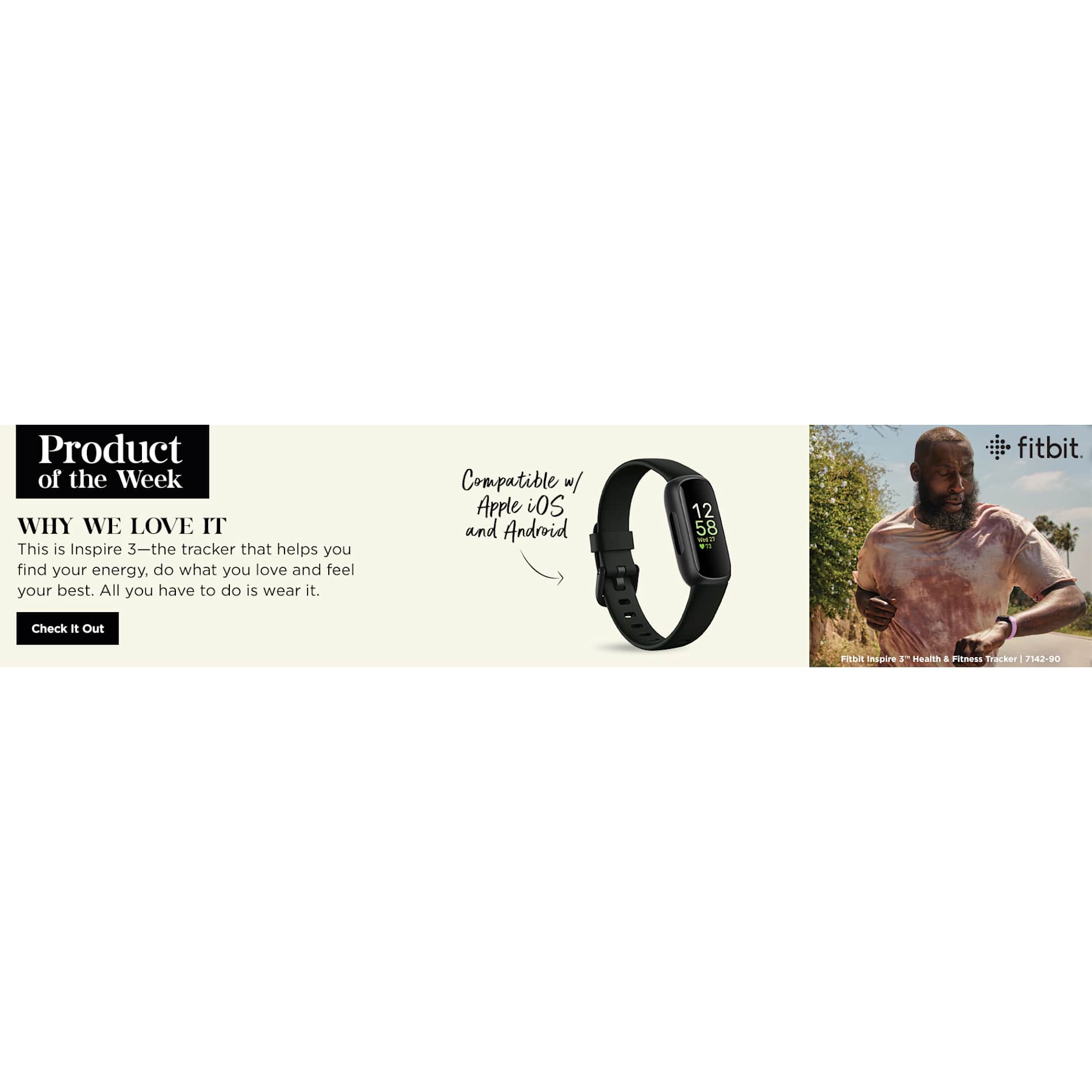 Fitbit Inspire 3 - Etchified - Etchified - 7142-90LI